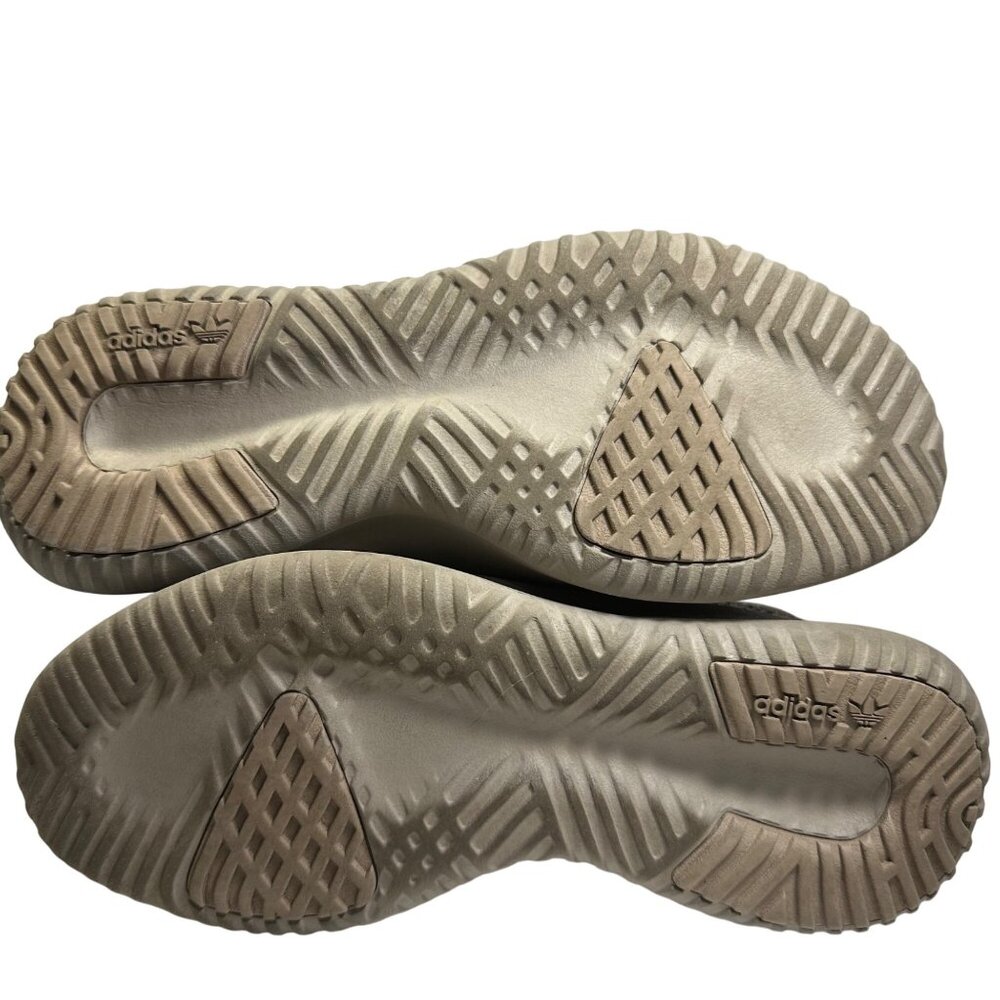 Adidas Tubular Beige/Gray Knit Running Shoes Size Mens 4.5 Ladies 6.5 Athletic - Picture 8 of 14
